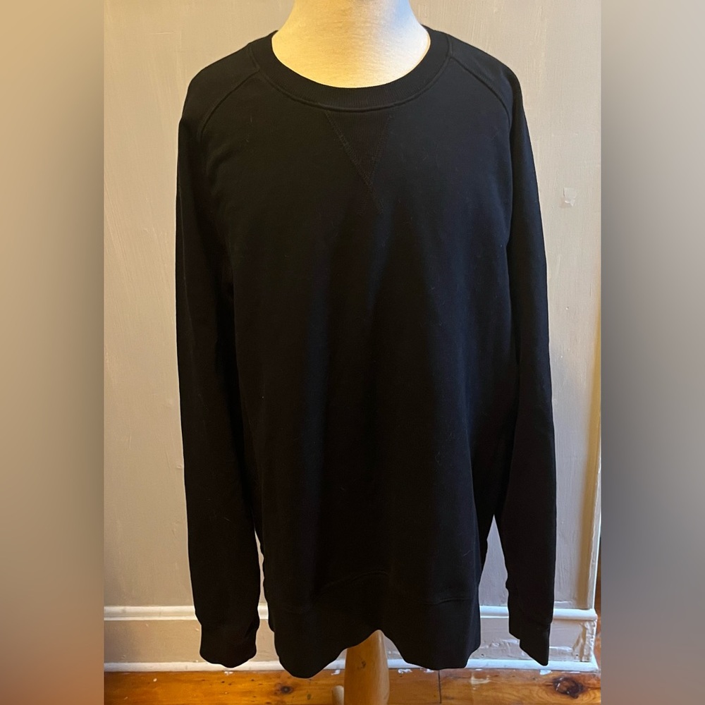 Myles Make Moves Performance Crewneck Sweatshirt Unisex Adult Black Stretch (M)